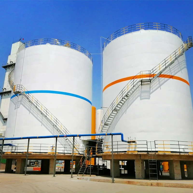 Réservoir de stockage à fond plat-